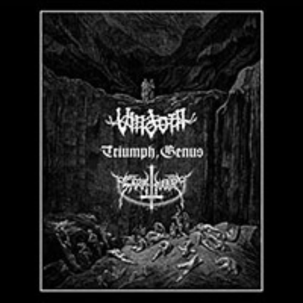 Front cover of "Vindorn / Triumph, Genus / Sator Marte" by Vindorn / Triumph, Genus / Sator Marte available at Darkwoods Webstore