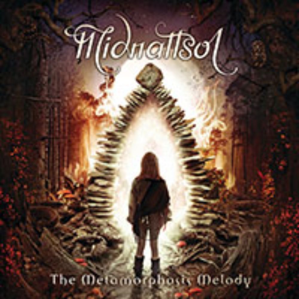 Front cover of "The Metamorphosis Melody" by Midnattsol available at Darkwoods Webstore