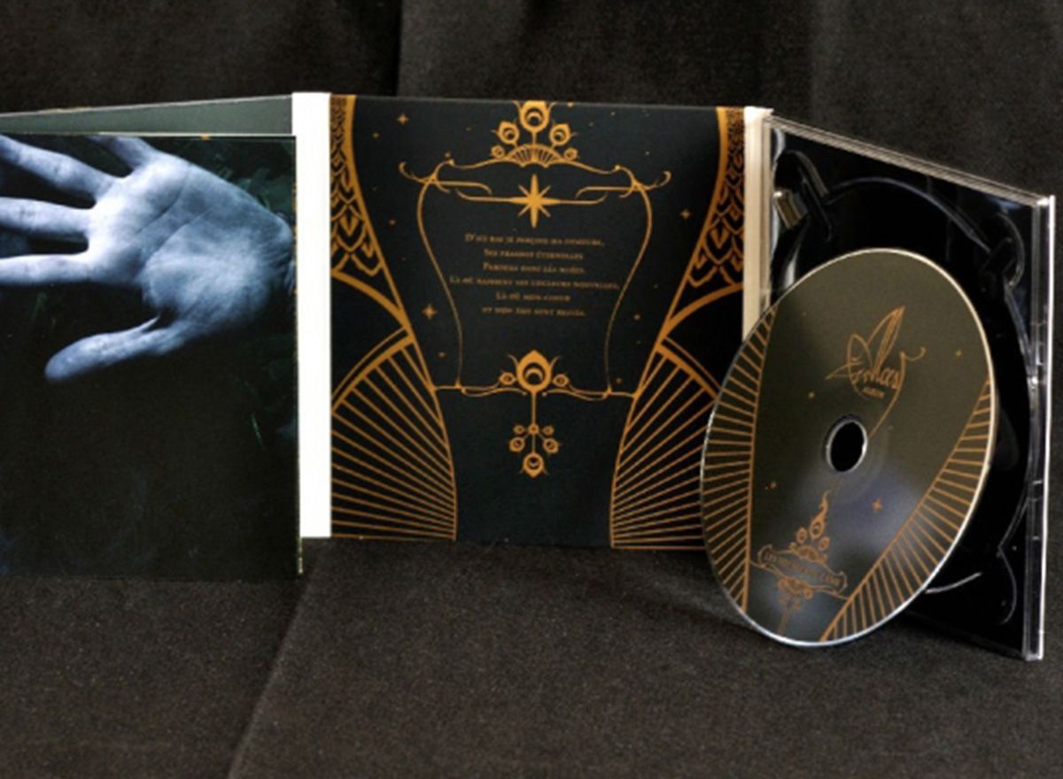 Additional artwork for "Les voyages de l'âme" by Alcest available at Darkwoods Webstore