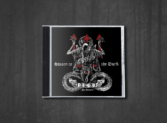 Additional artwork for "Sworn to the Dark" by Watain available at Darkwoods Webstore