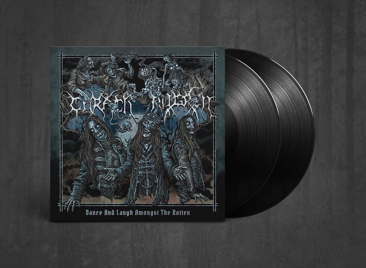 Additional artwork for "Dance and Laugh Amongst the Rotten" by Carach Angren available at Darkwoods Webstore
