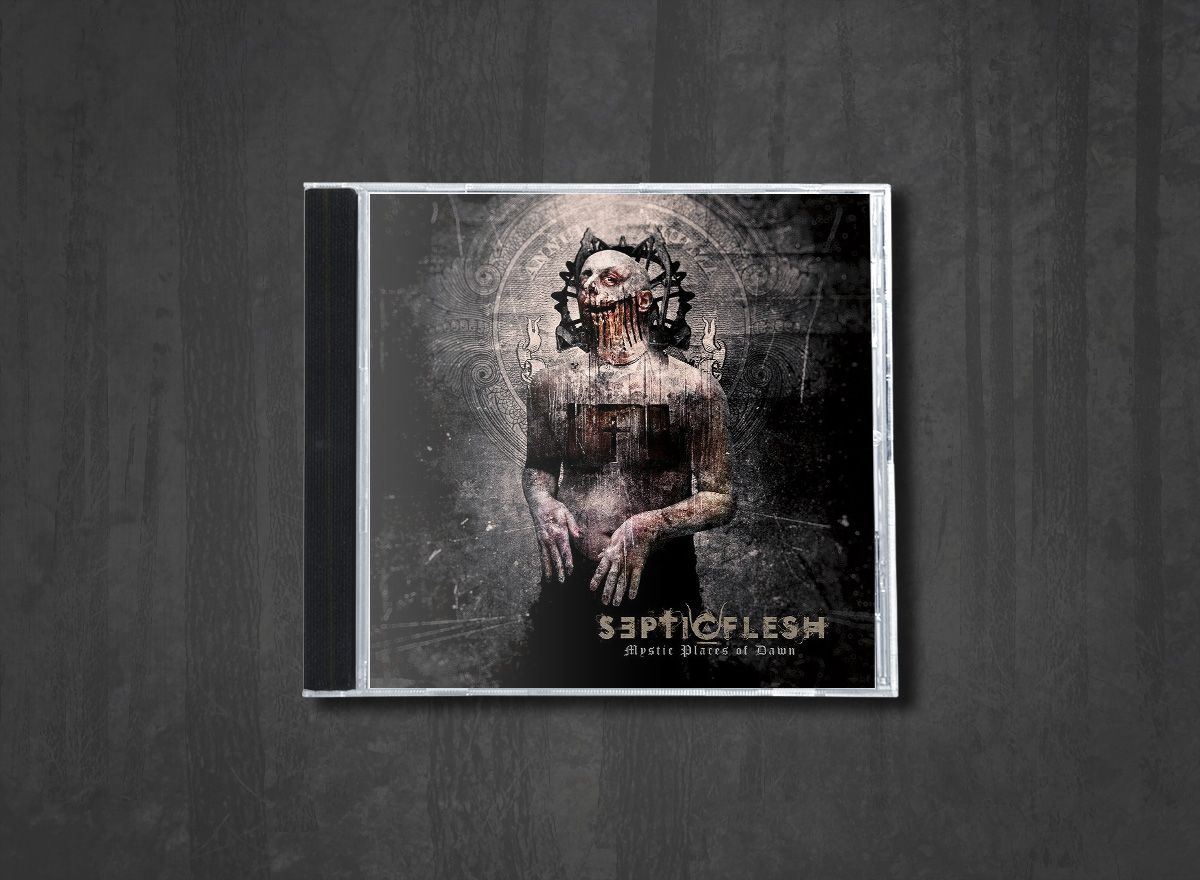 Additional artwork for "Mystic Places of Dawn" by Septicflesh available at Darkwoods Webstore