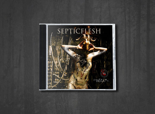Additional artwork for "Sumerian Daemons" by Septicflesh available at Darkwoods Webstore