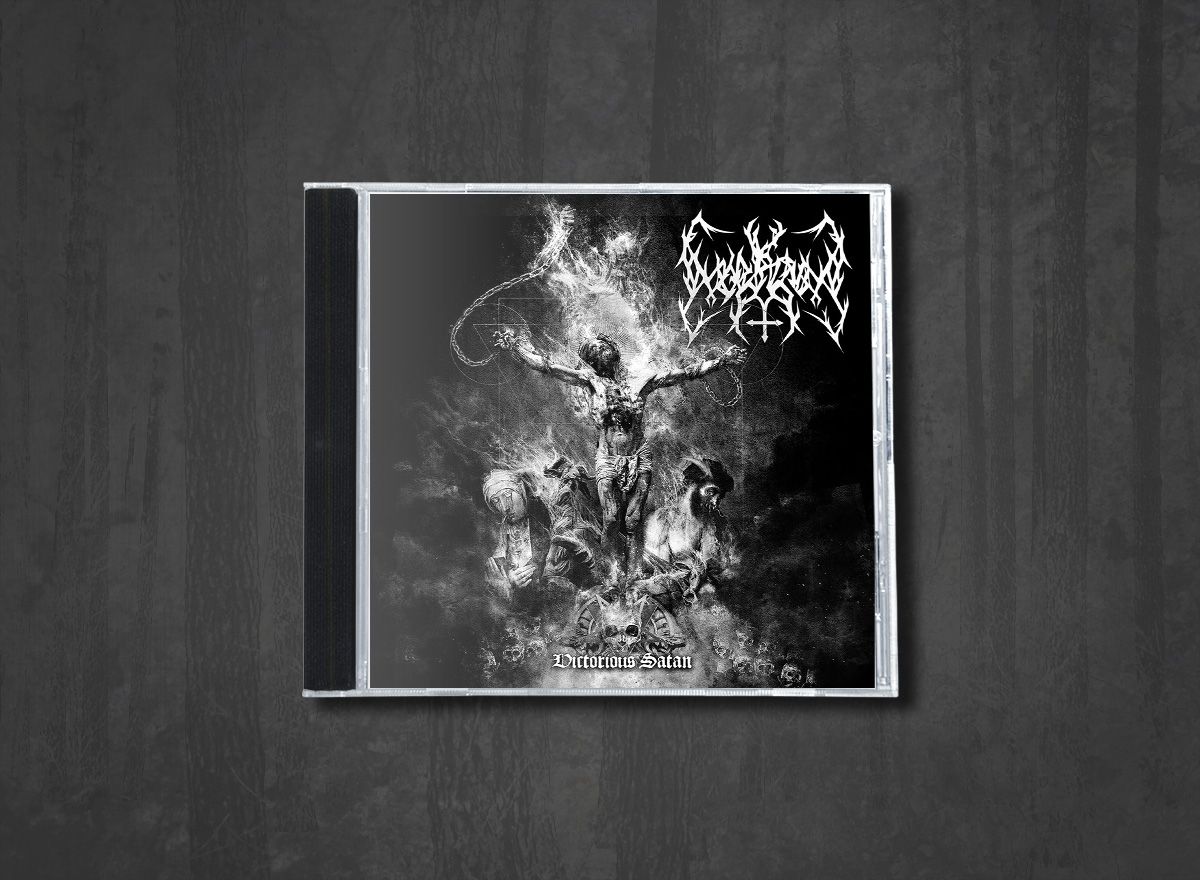 Additional artwork for "Victorious Satan" by Mørknatt available at Darkwoods Webstore