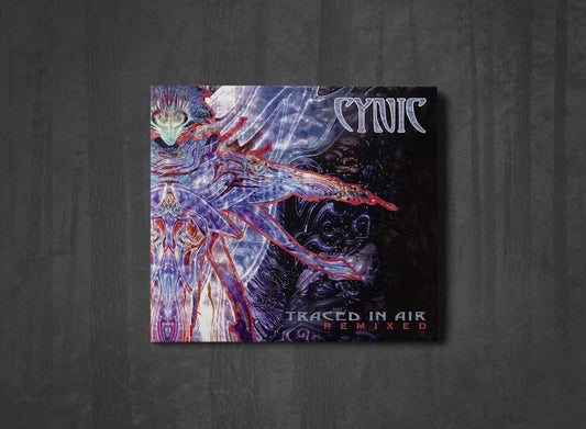 Additional artwork for "Traced in Air" by Cynic available at Darkwoods Webstore