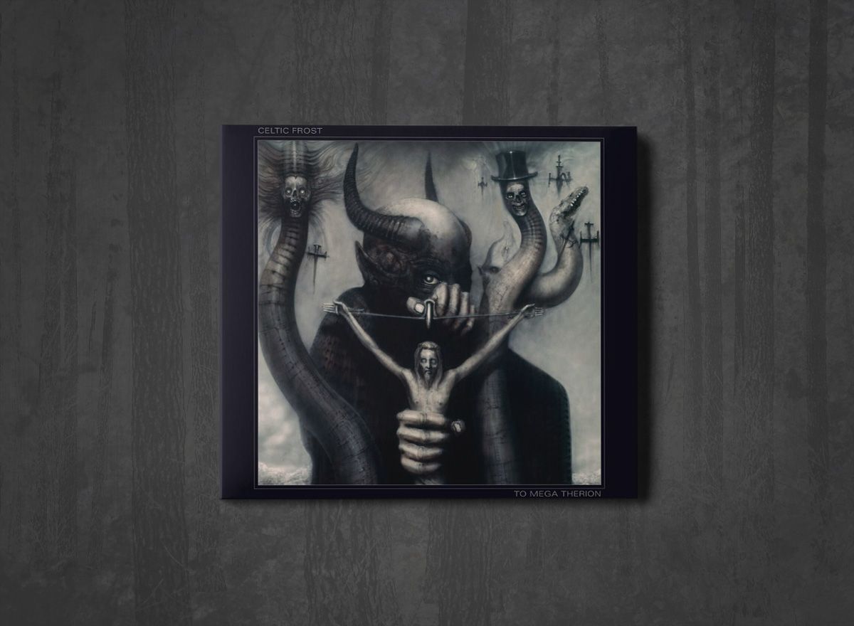 Additional artwork for "To Mega Therion" by Celtic Frost available at Darkwoods Webstore