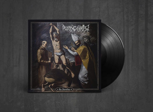Additional artwork for "The Heretics" by Rotting Christ available at Darkwoods Webstore