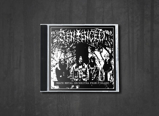 Additional artwork for "Death Metal Orchestra from Finland" by Sentenced available at Darkwoods Webstore