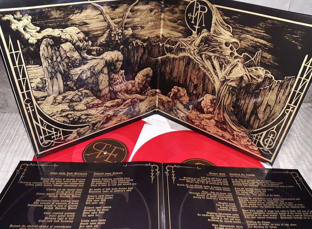 Additional artwork for "The Infernal Pathway" by 1349 available at Darkwoods Webstore