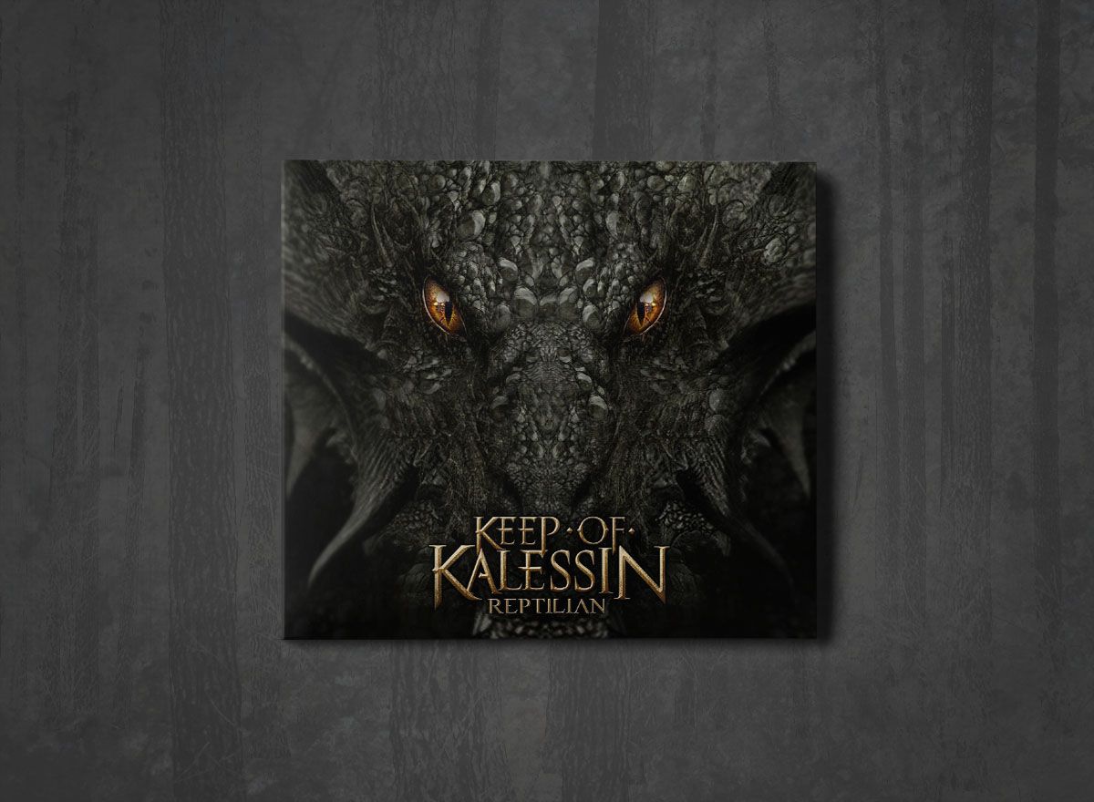 Additional artwork for "Reptilian" by Keep of Kalessin available at Darkwoods Webstore