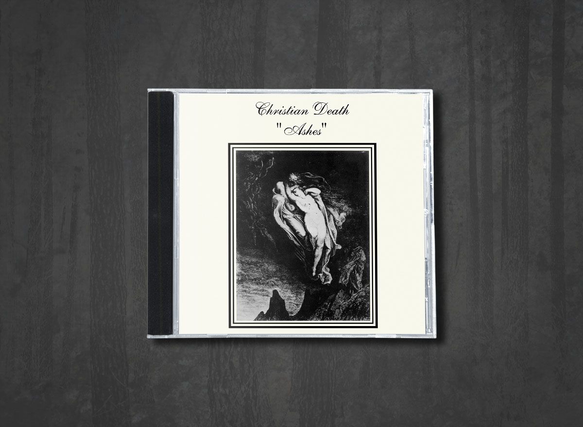 Additional artwork for "Ashes" by Christian Death available at Darkwoods Webstore
