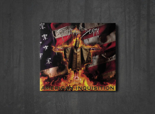 Additional artwork for "American Inquisition" by Christian Death available at Darkwoods Webstore