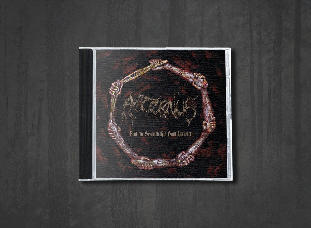 Additional artwork for "...and the Seventh His Soul Detesteth" by Aeternus available at Darkwoods Webstore