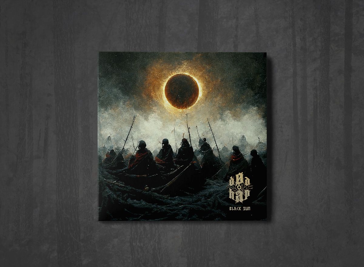 Additional artwork for "Black Sun" by Død Håp available at Darkwoods Webstore