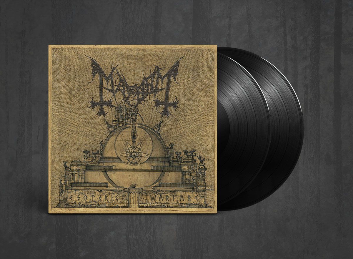 Additional artwork for "Esoteric Warfare" by Mayhem available at Darkwoods Webstore