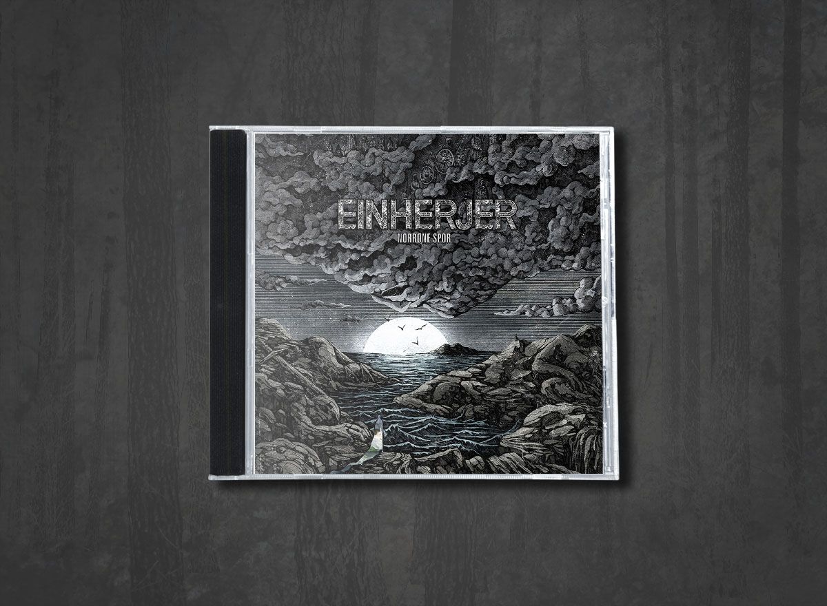 Additional artwork for "Norrøne Spor" by Einherjer available at Darkwoods Webstore