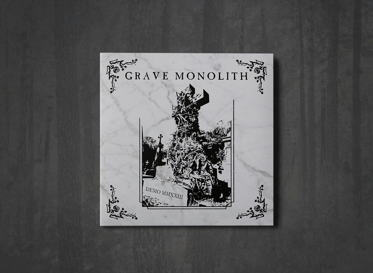 Additional artwork for "Demo I" by Grave Monolith available at Darkwoods Webstore