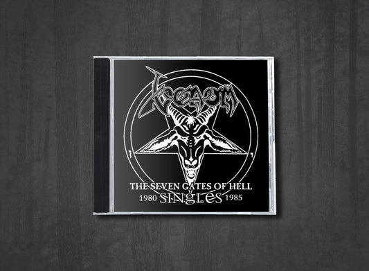 Additional artwork for "The Seven Gates of Hell (Singles 1980-1985)" by Venom available at Darkwoods Webstore