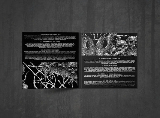 Additional artwork for "Nightmare Ascension" by Cult of Extinction available at Darkwoods Webstore