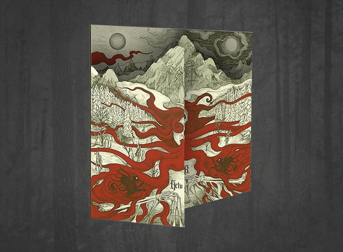 Additional artwork for "Helvegr" by Tsjuder available at Darkwoods Webstore