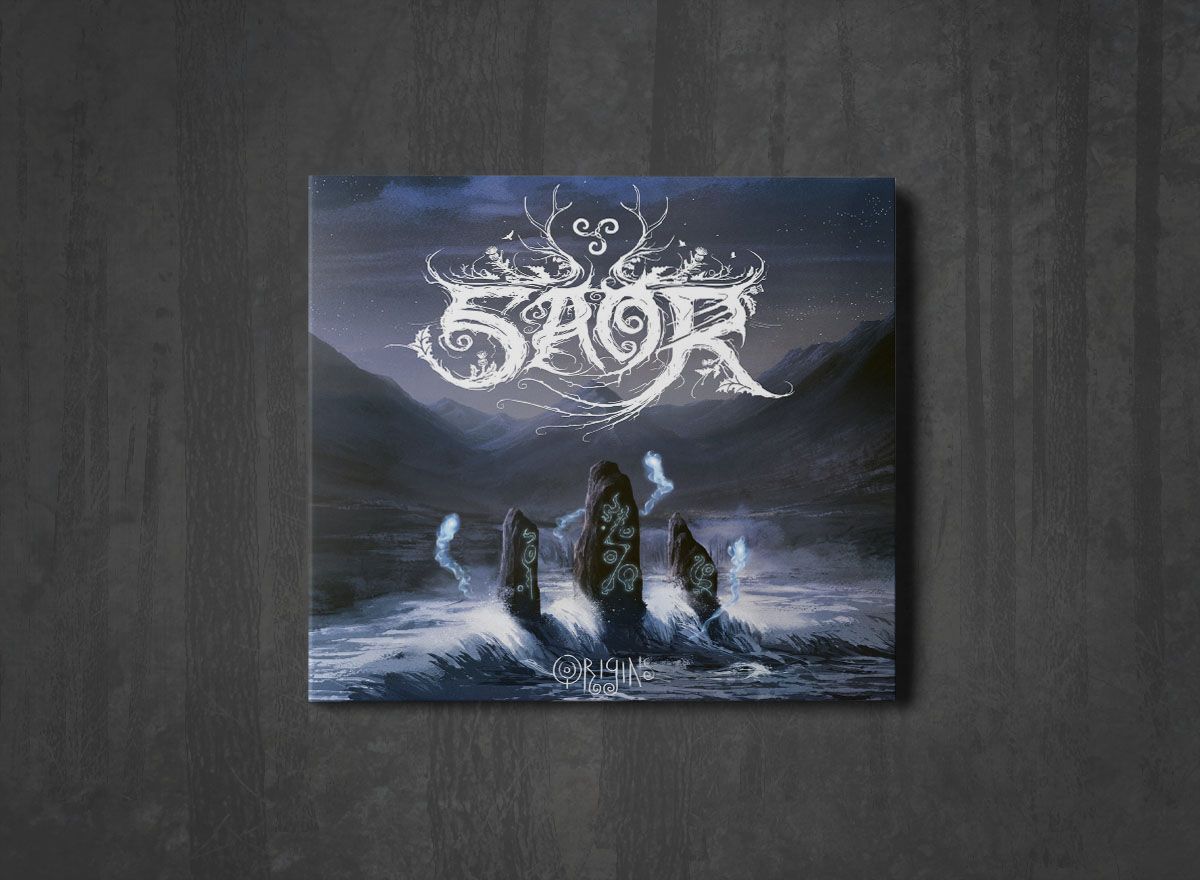 Additional artwork for "Origins" by Saor available at Darkwoods Webstore
