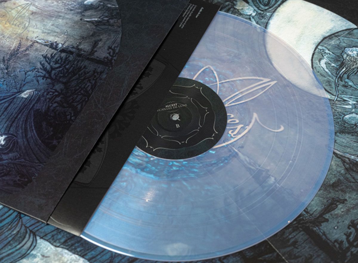 Additional artwork for "Écailles de Lune" by Alcest available at Darkwoods Webstore