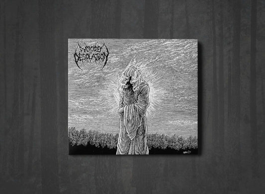Additional artwork for "Toward the Depths" by Woods Of Desolation available at Darkwoods Webstore