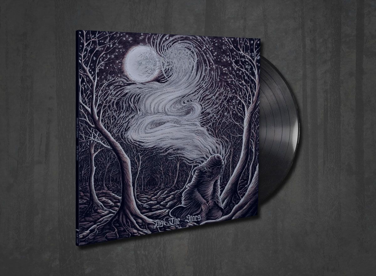Additional artwork for "As the Stars" by Woods Of Desolation available at Darkwoods Webstore
