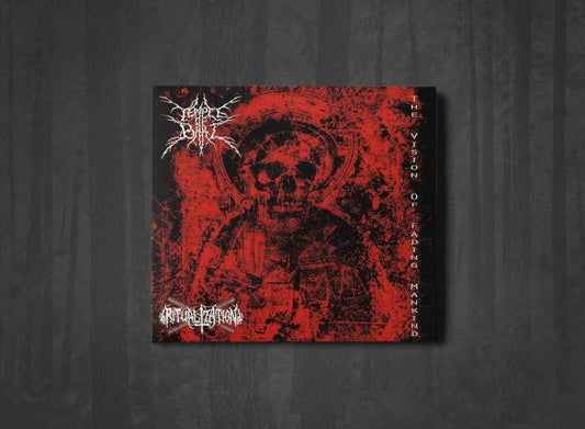 Additional artwork for "The Vision of Fading Mankind" by Temple of Baal / Ritualization available at Darkwoods Webstore