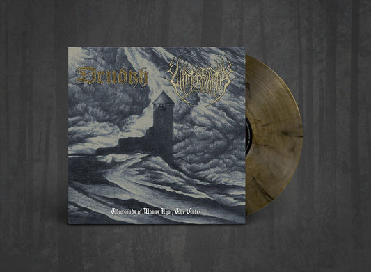Additional artwork for "Thousands of Moons Ago / The Gates" by Drudkh / Winterfylleth available at Darkwoods Webstore