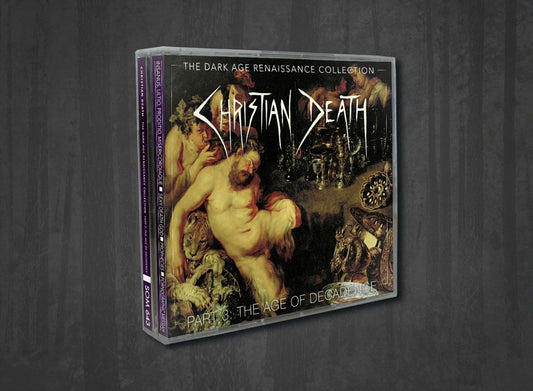 Additional artwork for "The Dark Age Renaissance Collection Part 3: The Age Of Decadence" by Christian Death available at Darkwoods Webstore