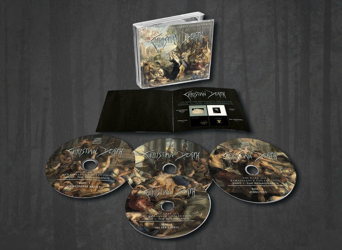 Additional artwork for "The Dark Age Renaissance Collection Part 1: The Renaissance" by Christian Death available at Darkwoods Webstore