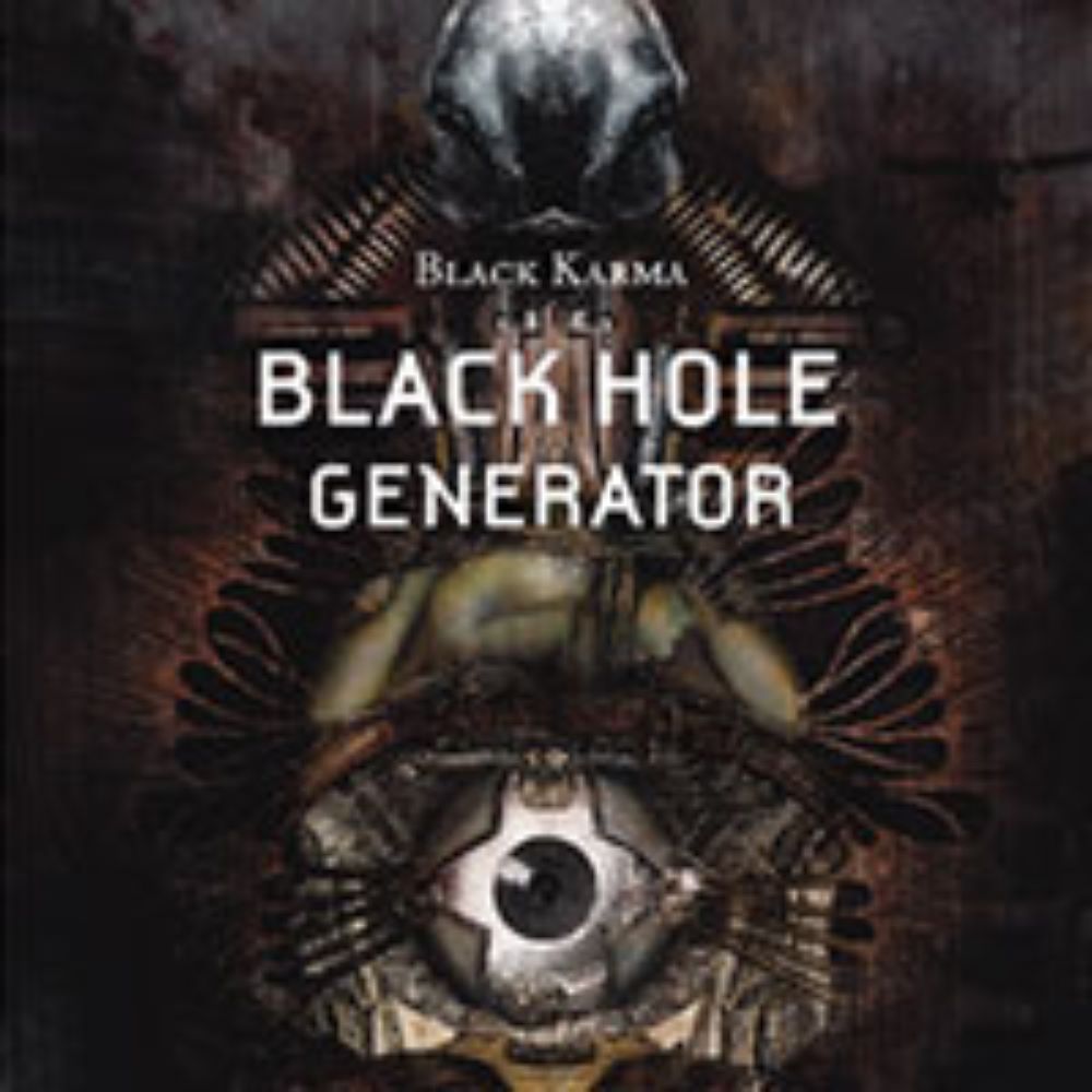 Front cover of "Black Karma" by Black Hole Generator available at Darkwoods Webstore