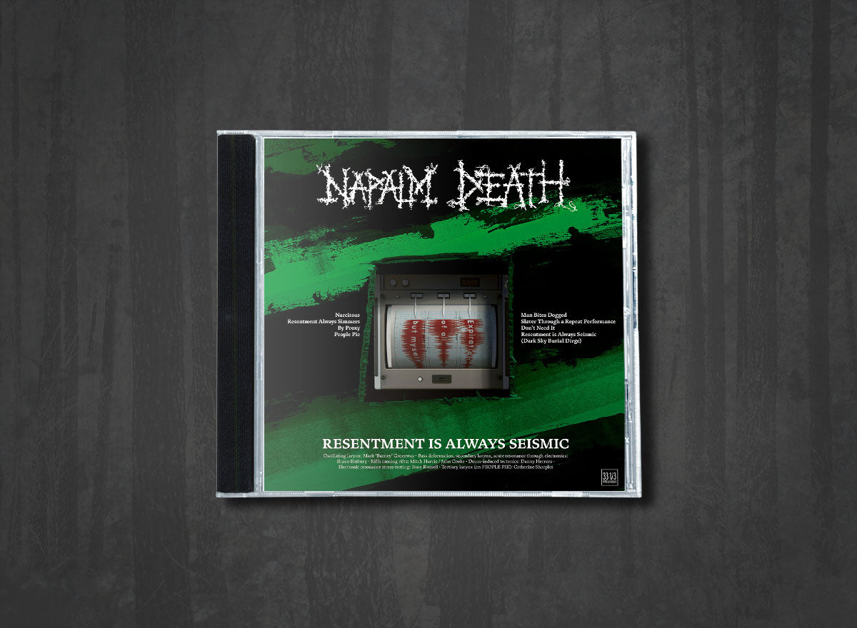 Additional artwork for "Resentment Is Always Seismic - A Final Throw of Throes" by Napalm Death available at Darkwoods Webstore