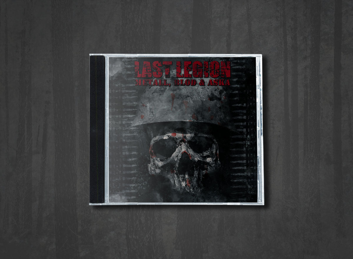 Additional artwork for "Metall, blod & aska" by Last Legion available at Darkwoods Webstore