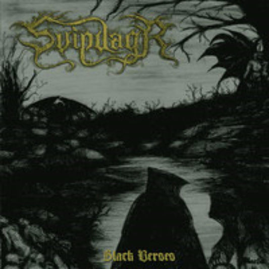 Front cover of "Black Verses" by Svipdagr available at Darkwoods Webstore