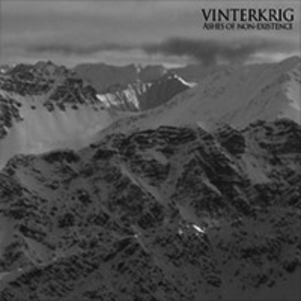 Front cover of "Ashes of Non-Existence" by Vinterkrig available at Darkwoods Webstore