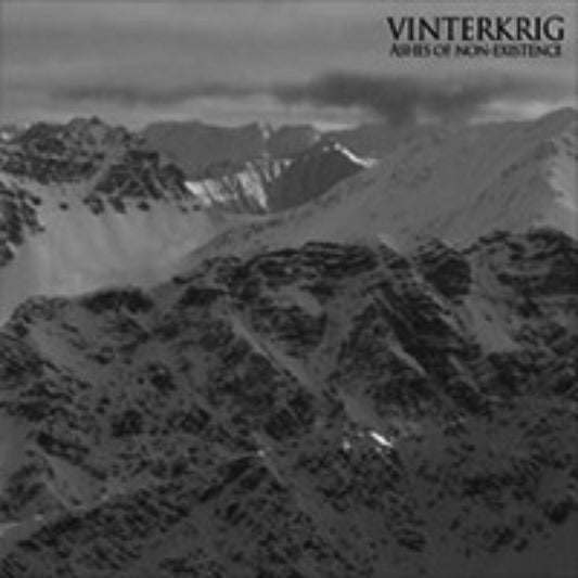 Front cover of "Ashes of Non-Existence" by Vinterkrig available at Darkwoods Webstore