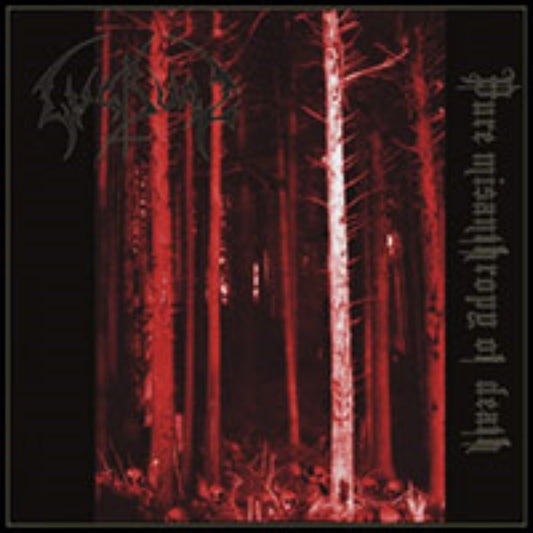 Front cover of "Pure Misanthropy of Death" by Lugburz available at Darkwoods Webstore