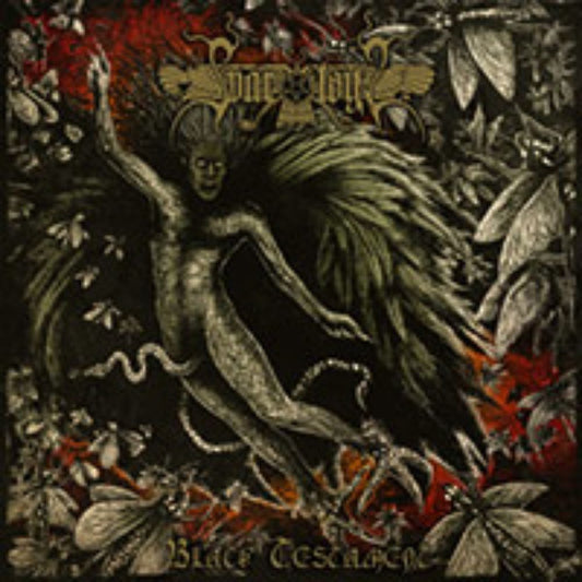 Front cover of "Black Testament" by Svartsyn available at Darkwoods Webstore