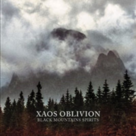 Front cover of "Black Mountains Spirits" by Xaos Oblivion available at Darkwoods Webstore