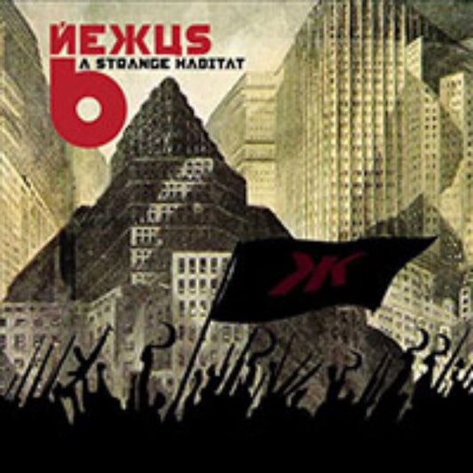 Front cover of "A Strange Habitat" by Nexus 6 available at Darkwoods Webstore