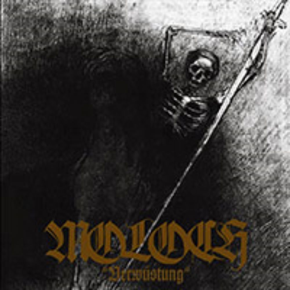 Front cover of "Verwüstung" by Moloch available at Darkwoods Webstore