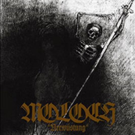 Front cover of "Verwüstung" by Moloch available at Darkwoods Webstore