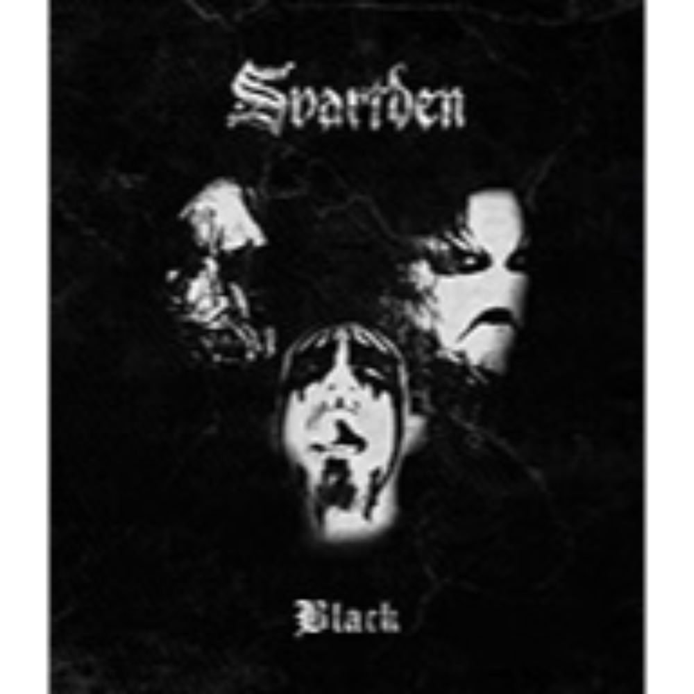 Front cover of "Black" by Svartden available at Darkwoods Webstore