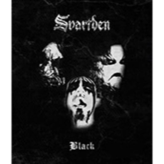 Front cover of "Black" by Svartden available at Darkwoods Webstore