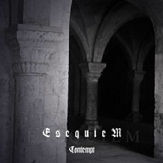 Front cover of "Contempt" by Esequiem available at Darkwoods Webstore