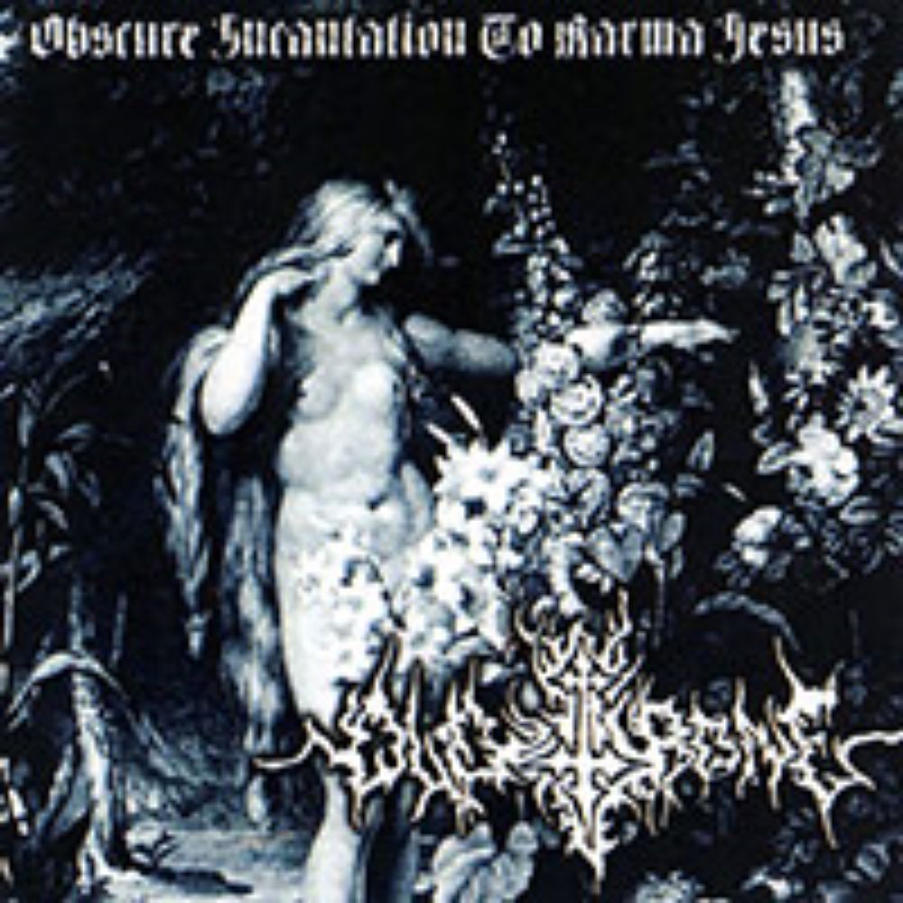 Front cover of "Obscure Incantation to Karma Jesus" by Old Throne available at Darkwoods Webstore