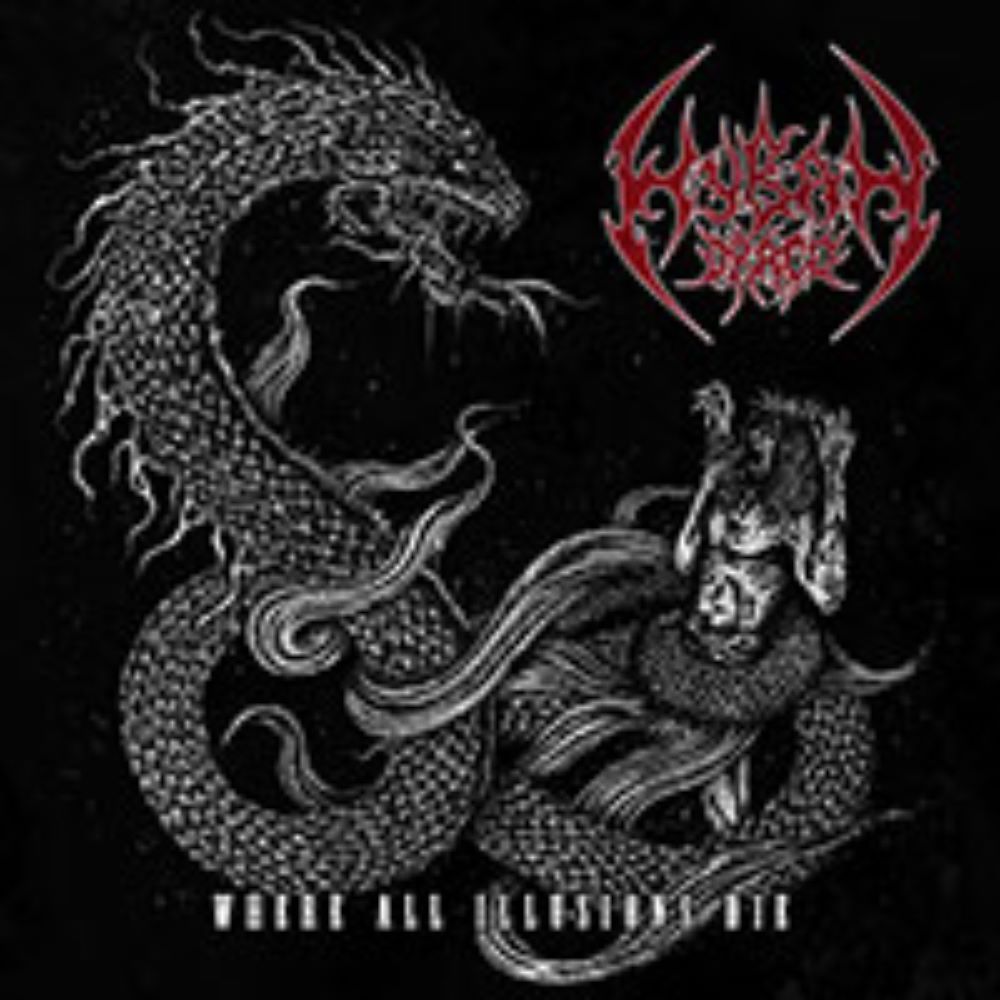 Front cover of "Where All Illusions Die" by Hyban Draco available at Darkwoods Webstore