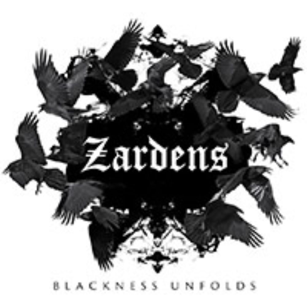 Front cover of "Blackness Unfolds" by Zardens available at Darkwoods Webstore